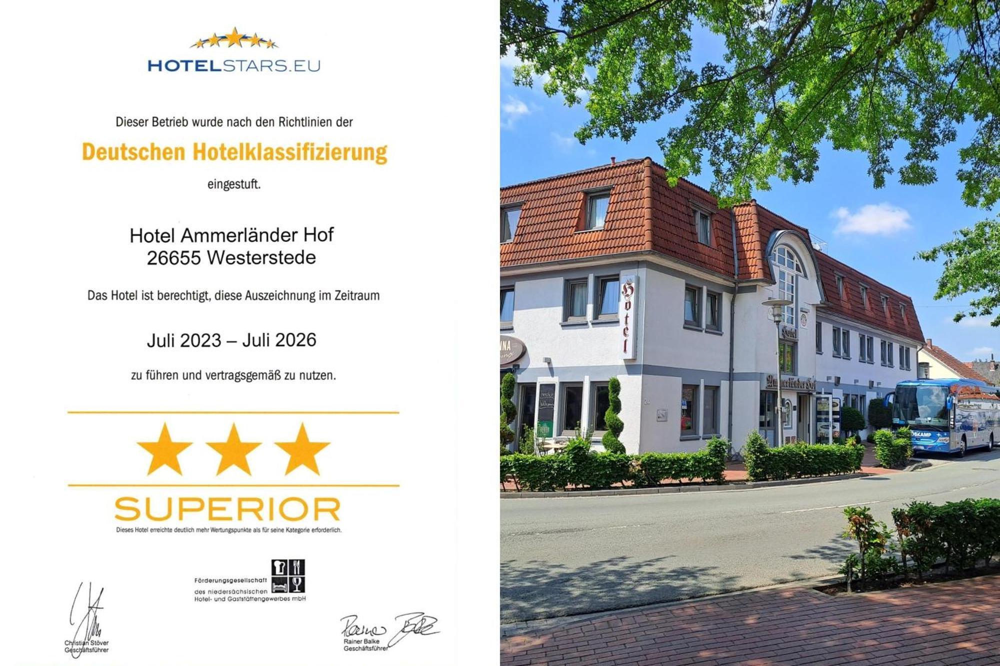 Hotel Ammerlaender Hof Westerstede Buitenkant foto